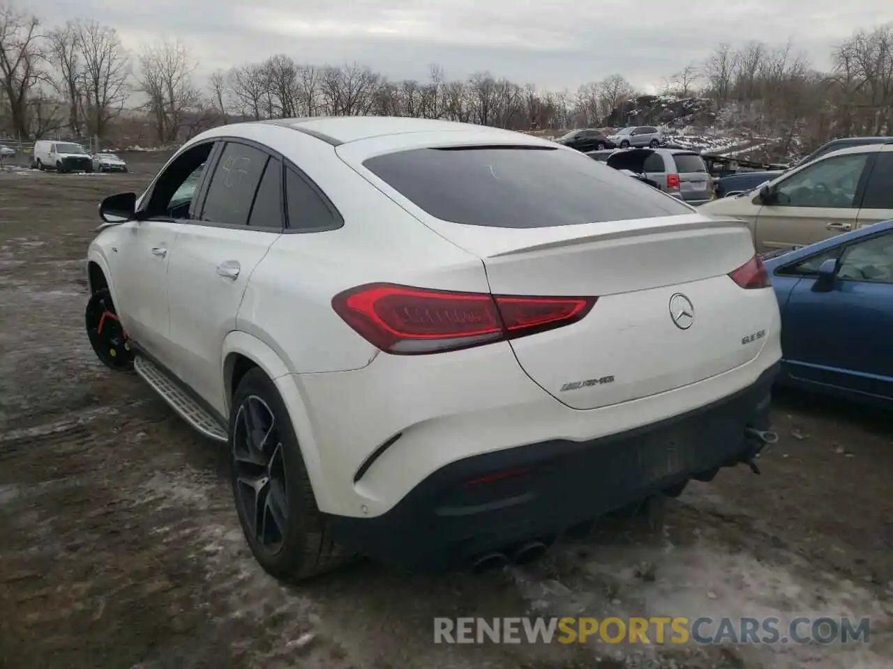 3 Photograph of a damaged car 4JGFD6BB0MA351616 MERCEDES-BENZ GLE-CLASS 2021