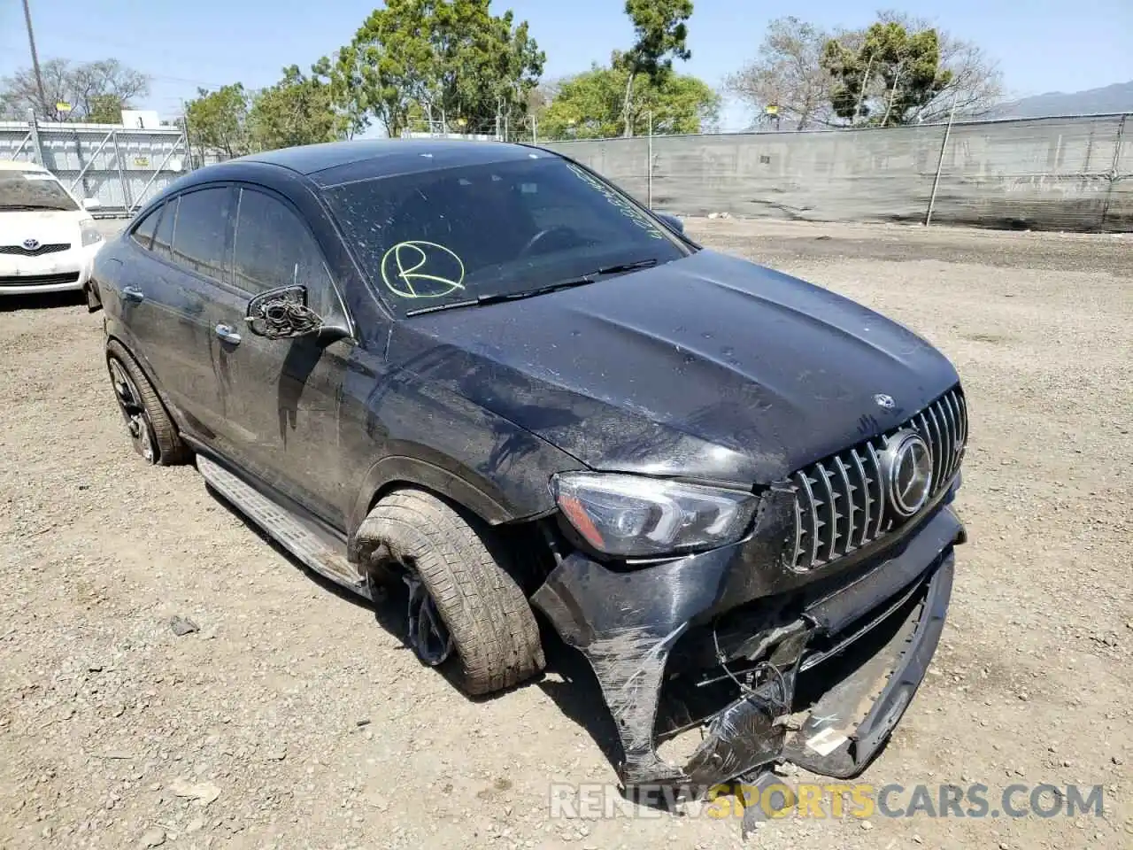 1 Photograph of a damaged car 4JGFD6BB1MA218301 MERCEDES-BENZ GLE-CLASS 2021