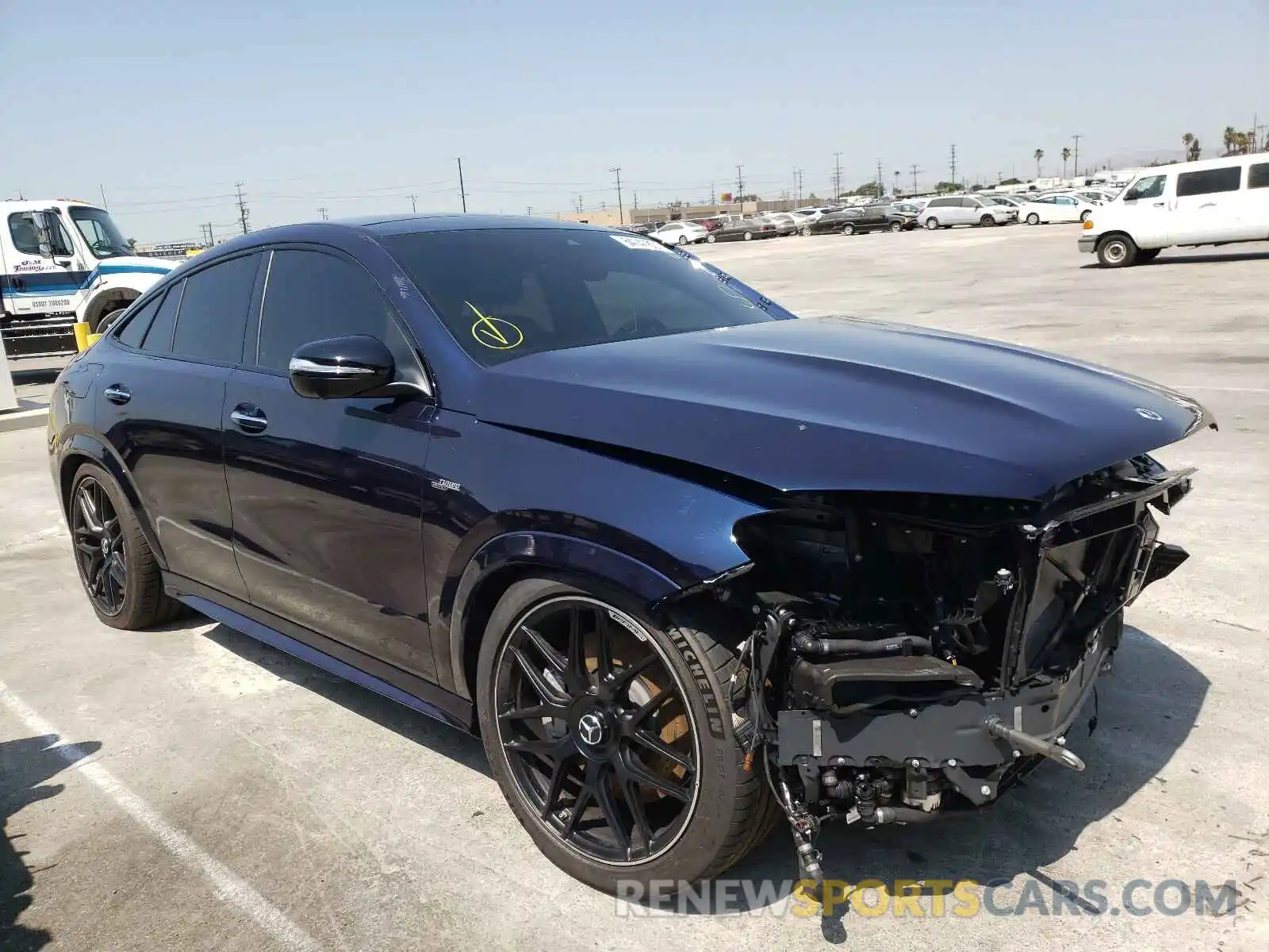 1 Photograph of a damaged car 4JGFD6BB1MA473613 MERCEDES-BENZ GLE-CLASS 2021