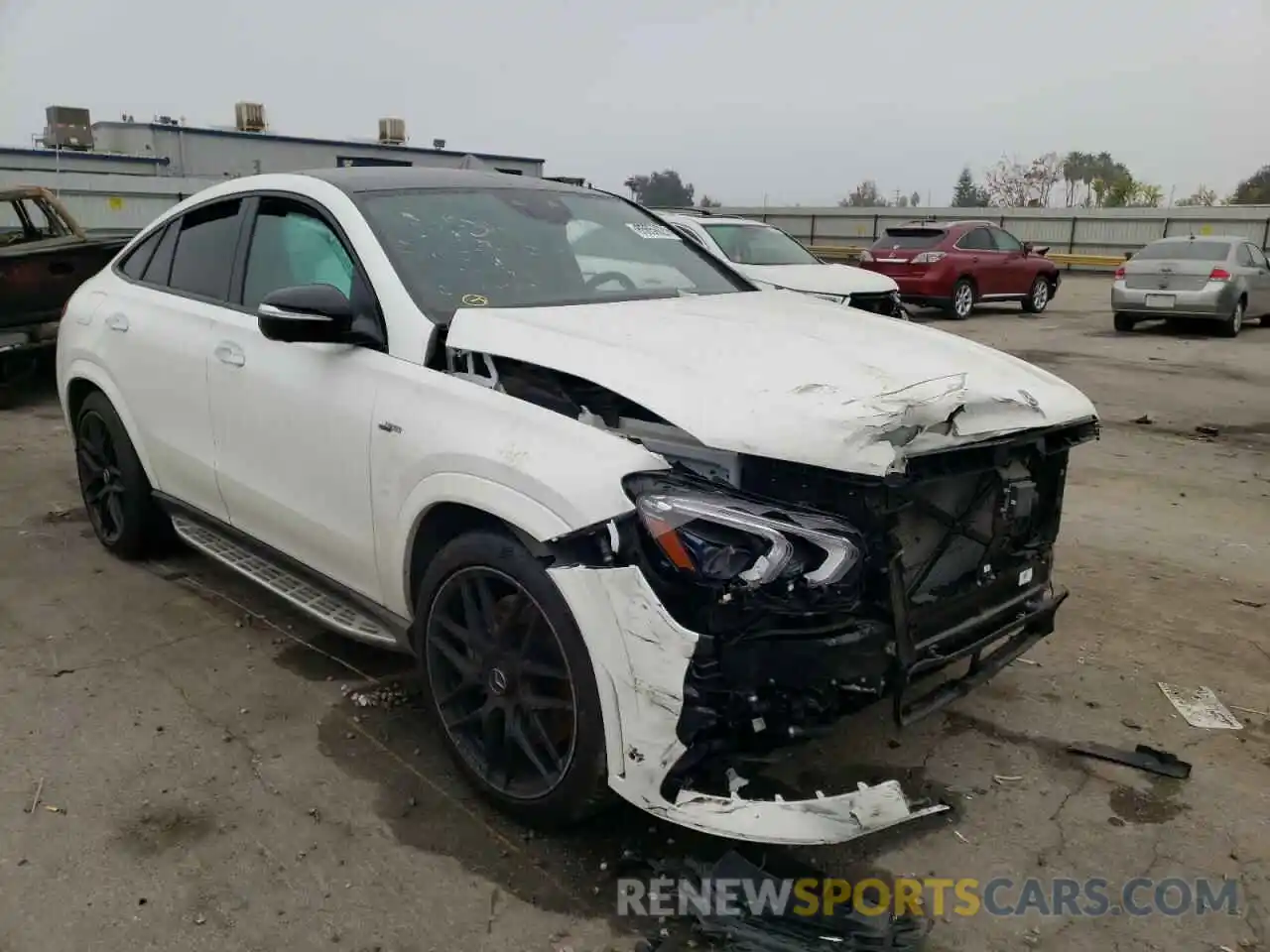 1 Photograph of a damaged car 4JGFD6BB2MA297929 MERCEDES-BENZ GLE-CLASS 2021