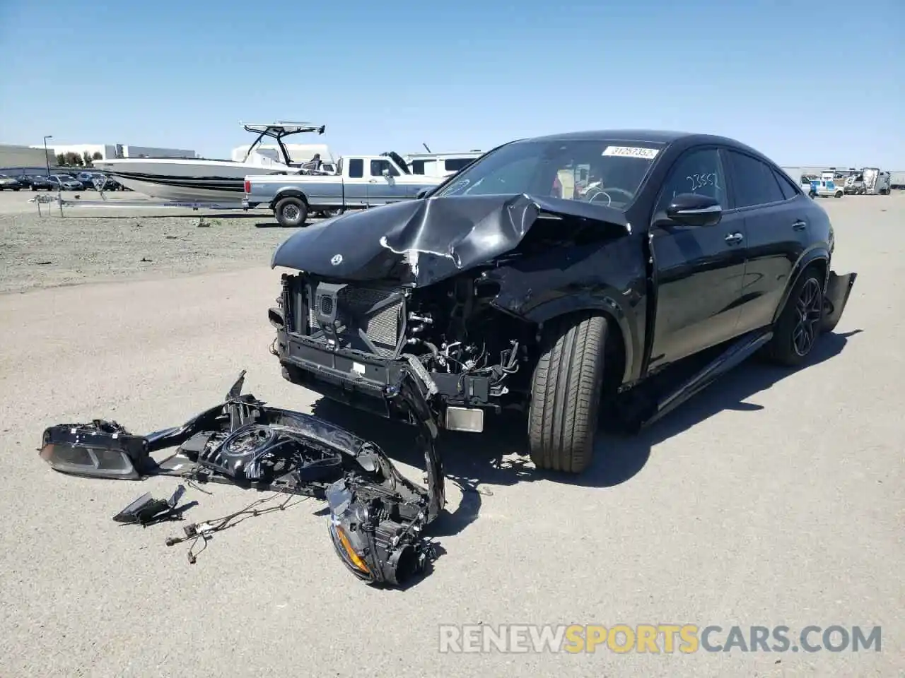 2 Photograph of a damaged car 4JGFD6BB2MA372032 MERCEDES-BENZ GLE-CLASS 2021