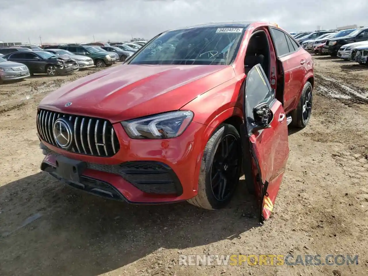 2 Photograph of a damaged car 4JGFD6BB2MA387923 MERCEDES-BENZ GLE-CLASS 2021