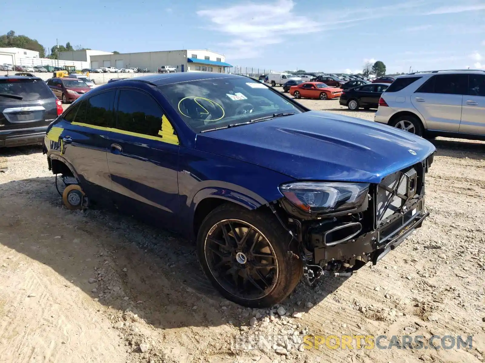 1 Photograph of a damaged car 4JGFD6BB4MA398681 MERCEDES-BENZ GLE-CLASS 2021