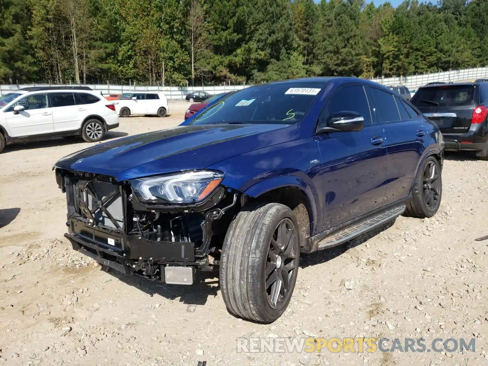 2 Photograph of a damaged car 4JGFD6BB4MA398681 MERCEDES-BENZ GLE-CLASS 2021