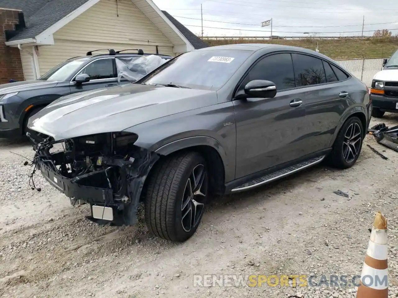 1 Photograph of a damaged car 4JGFD6BB4MA505969 MERCEDES-BENZ GLE-CLASS 2021