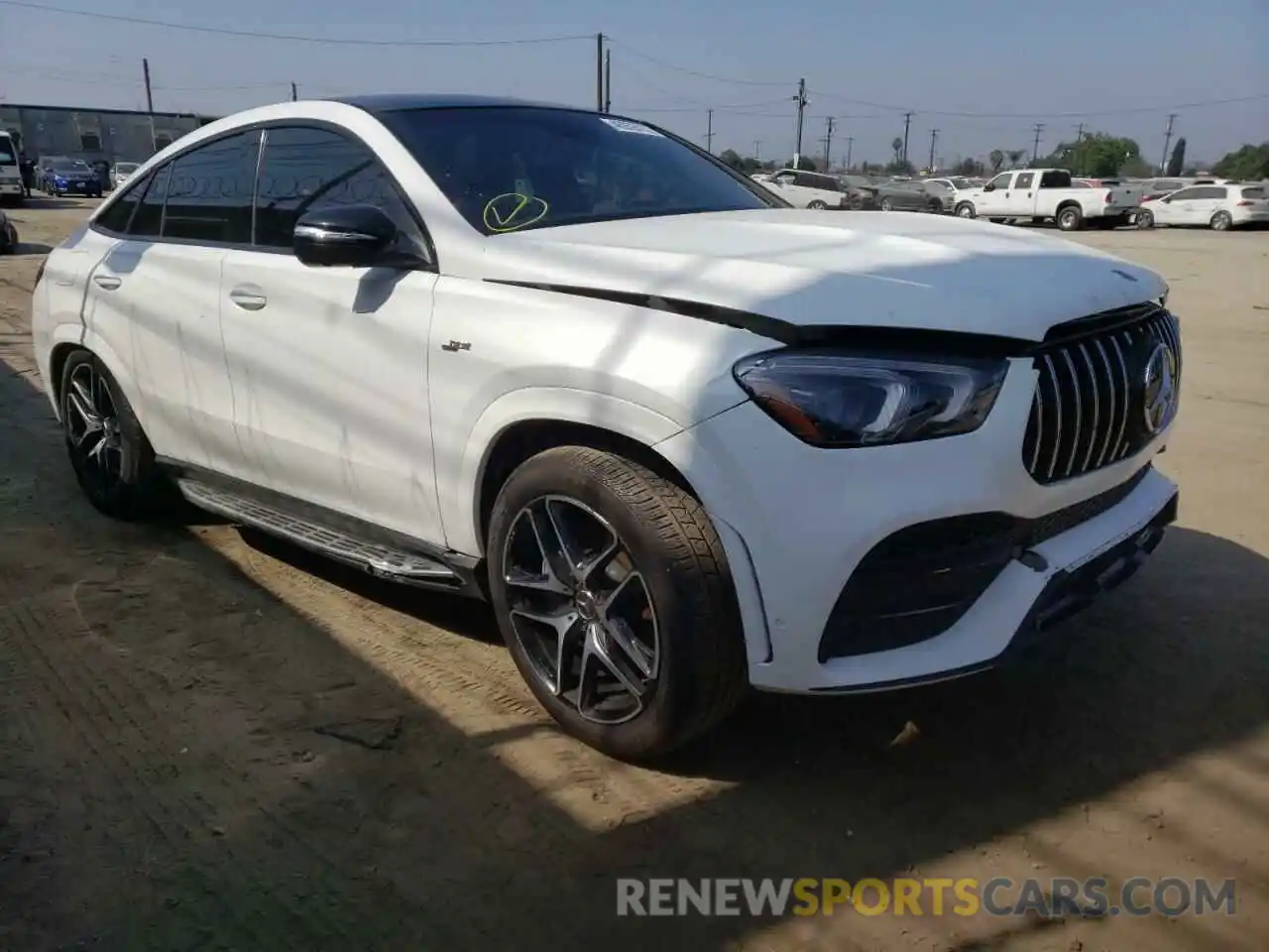 1 Photograph of a damaged car 4JGFD6BB5MA197890 MERCEDES-BENZ GLE-CLASS 2021