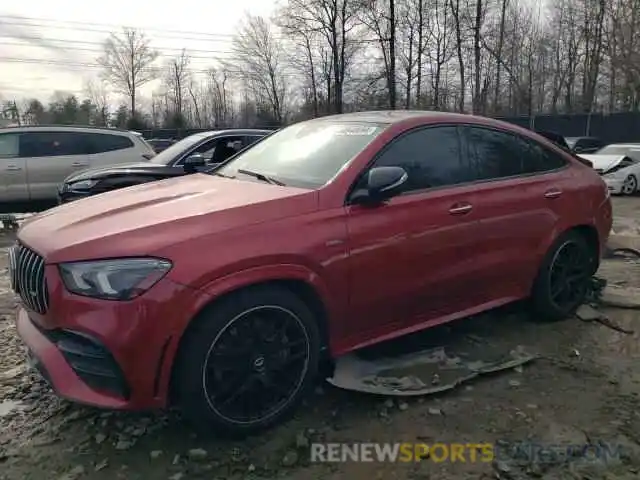 1 Photograph of a damaged car 4JGFD6BB5MA293857 MERCEDES-BENZ GLE-CLASS 2021