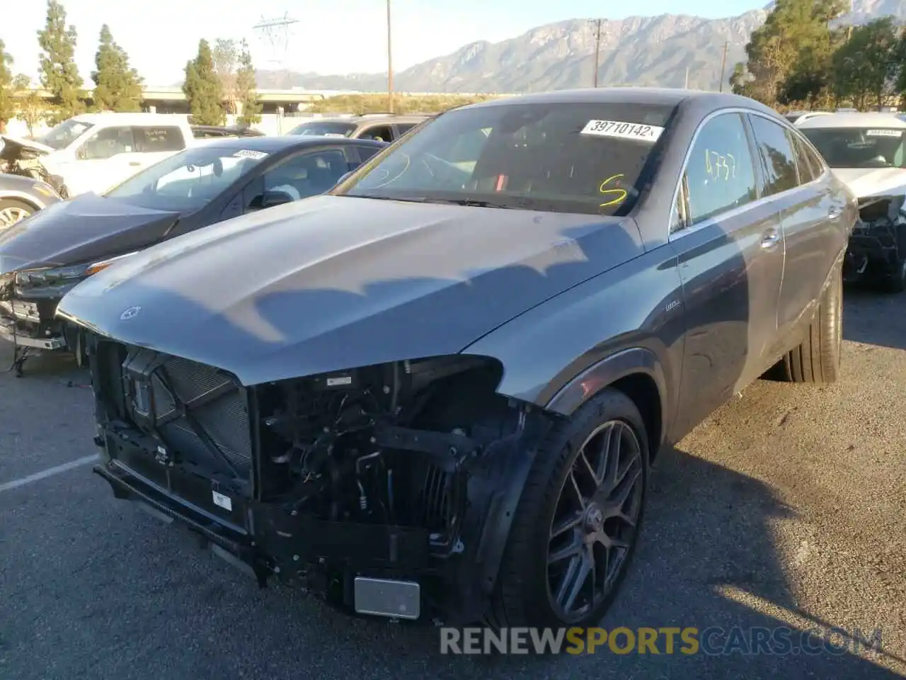 2 Photograph of a damaged car 4JGFD6BB5MA378973 MERCEDES-BENZ GLE-CLASS 2021