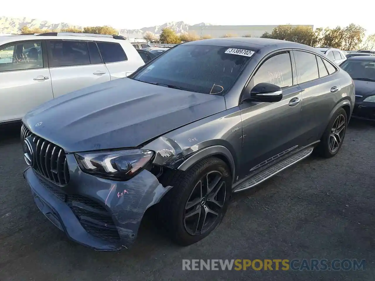 2 Photograph of a damaged car 4JGFD6BB5MA402950 MERCEDES-BENZ GLE-CLASS 2021