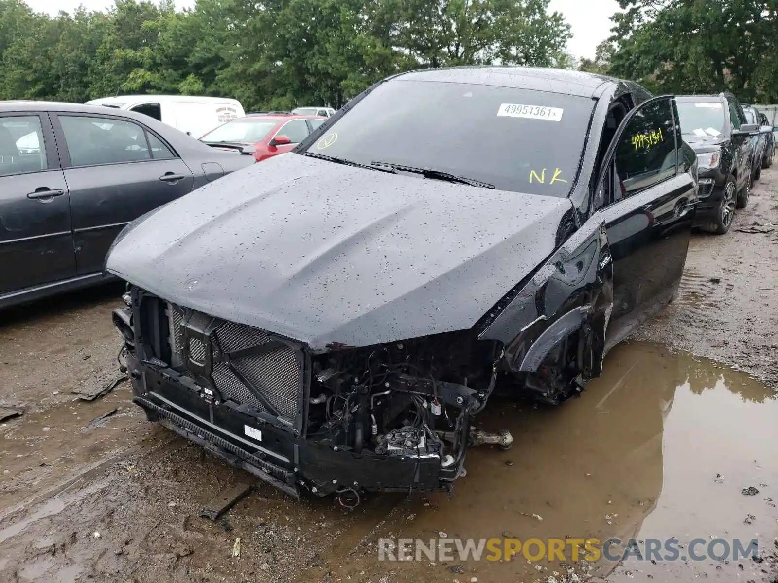 2 Photograph of a damaged car 4JGFD6BB5MA403676 MERCEDES-BENZ GLE-CLASS 2021