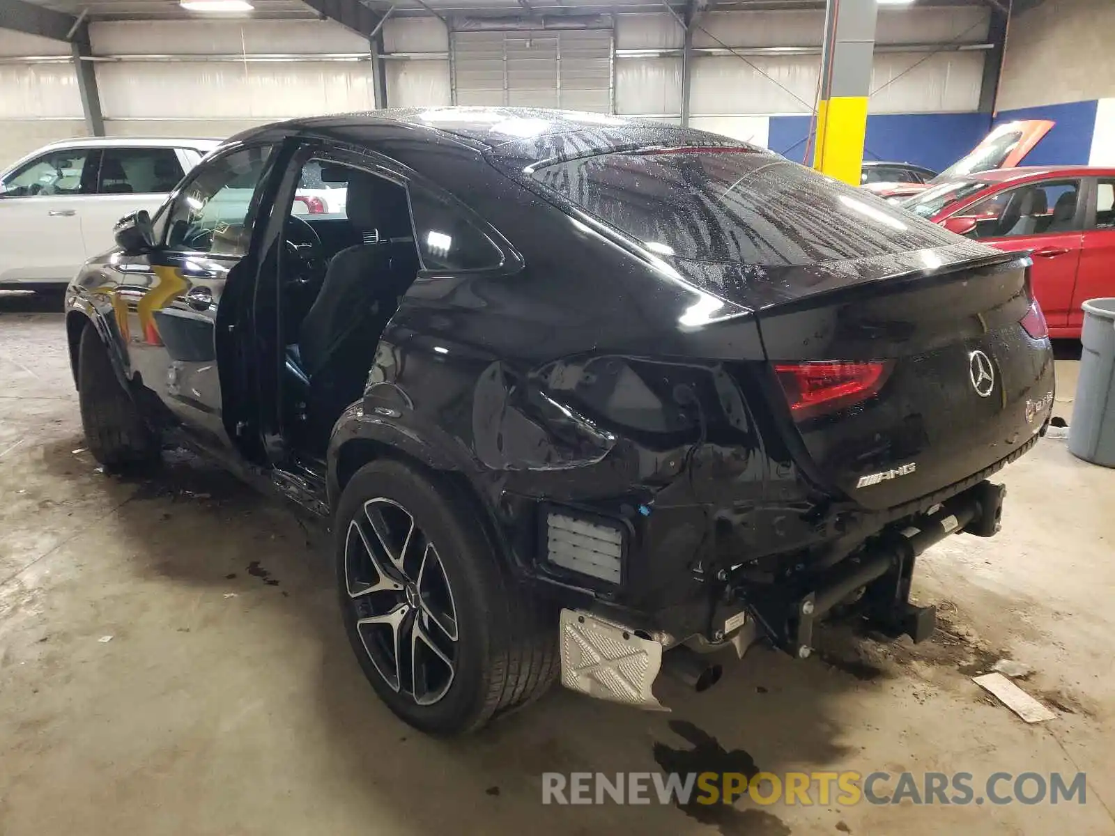 3 Photograph of a damaged car 4JGFD6BB6MA193234 MERCEDES-BENZ GLE-CLASS 2021