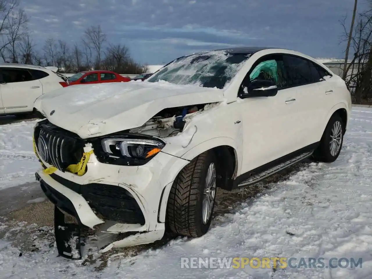 2 Photograph of a damaged car 4JGFD6BB6MA390470 MERCEDES-BENZ GLE-CLASS 2021