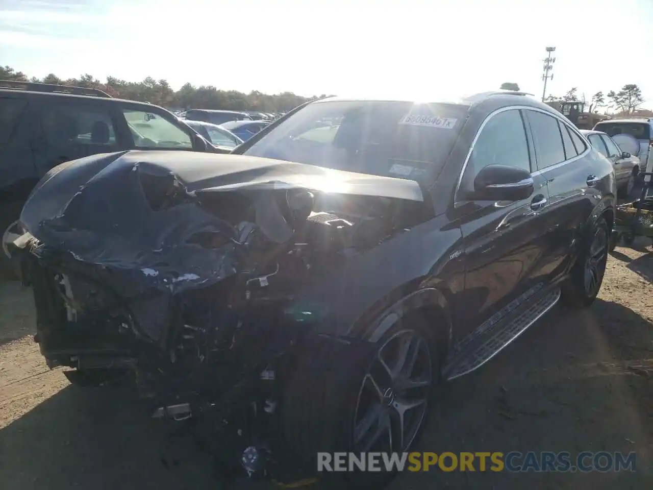 2 Photograph of a damaged car 4JGFD6BB6MA403203 MERCEDES-BENZ GLE-CLASS 2021