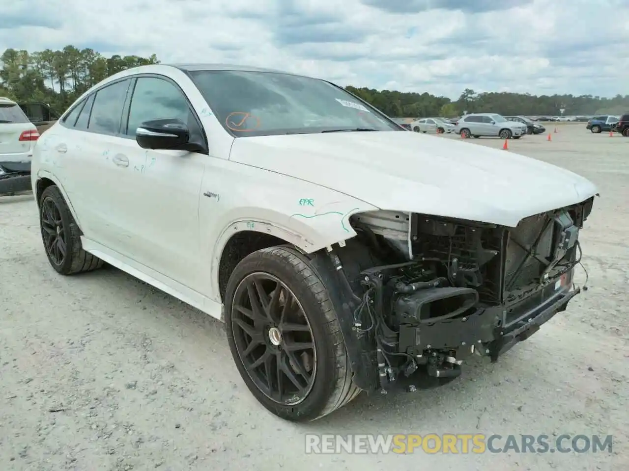 1 Photograph of a damaged car 4JGFD6BB6MA450585 MERCEDES-BENZ GLE-CLASS 2021