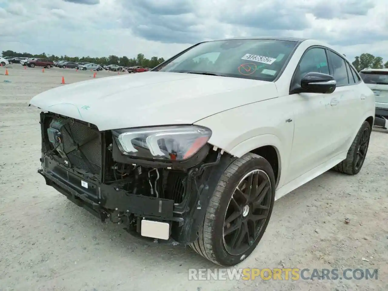 2 Photograph of a damaged car 4JGFD6BB6MA450585 MERCEDES-BENZ GLE-CLASS 2021