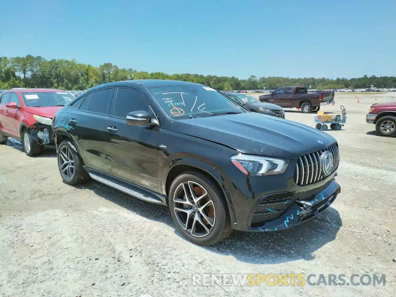 1 Photograph of a damaged car 4JGFD6BB6MA534129 MERCEDES-BENZ GLE-CLASS 2021