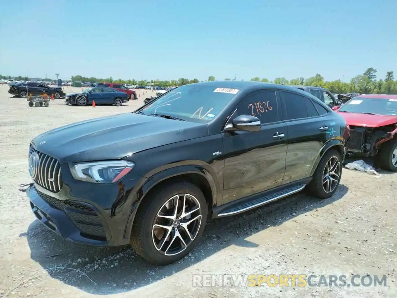 2 Photograph of a damaged car 4JGFD6BB6MA534129 MERCEDES-BENZ GLE-CLASS 2021