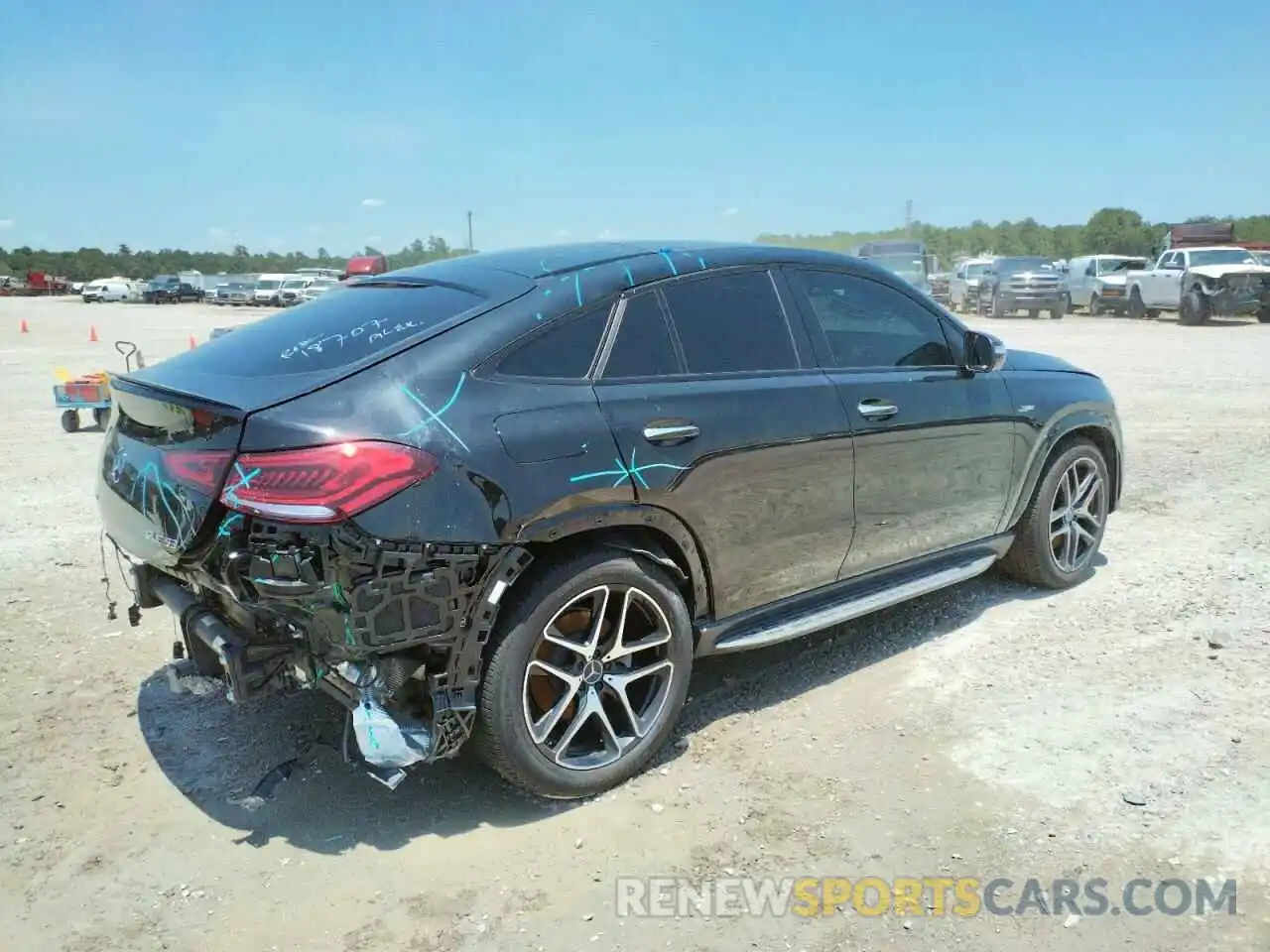 4 Photograph of a damaged car 4JGFD6BB6MA534129 MERCEDES-BENZ GLE-CLASS 2021