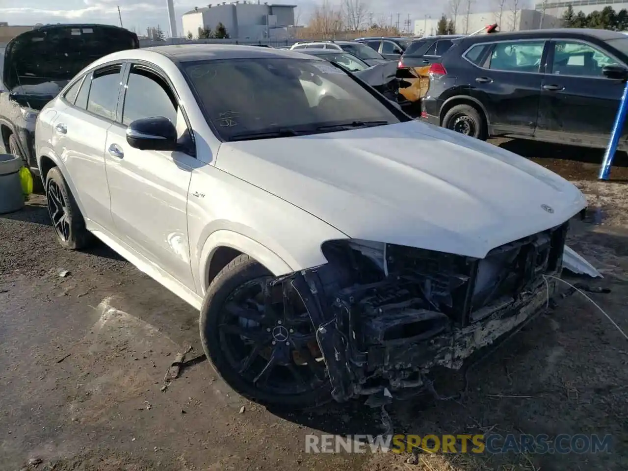 1 Photograph of a damaged car 4JGFD6BB7MA291821 MERCEDES-BENZ GLE-CLASS 2021