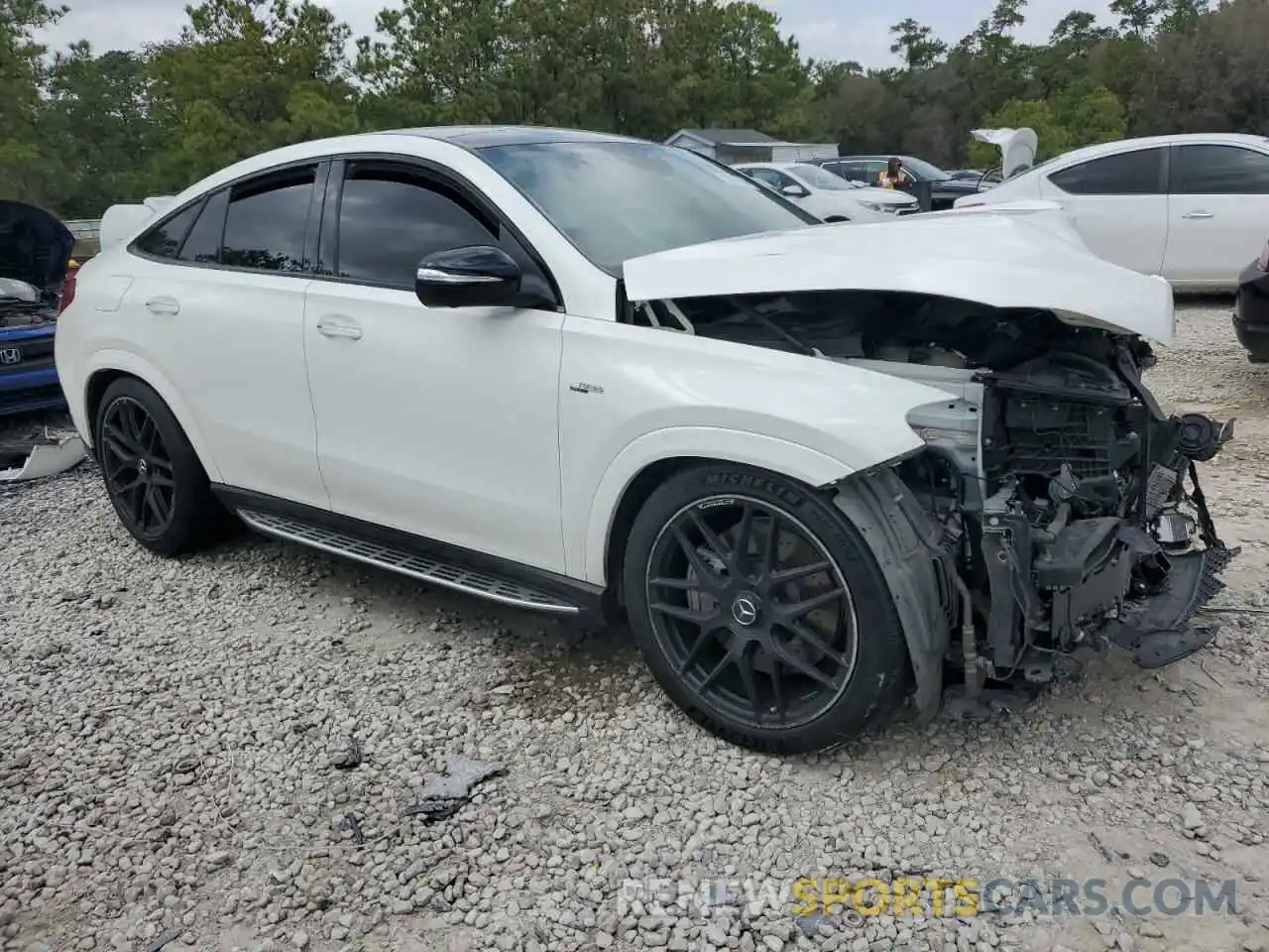 4 Photograph of a damaged car 4JGFD6BB7MA322890 MERCEDES-BENZ GLE-CLASS 2021