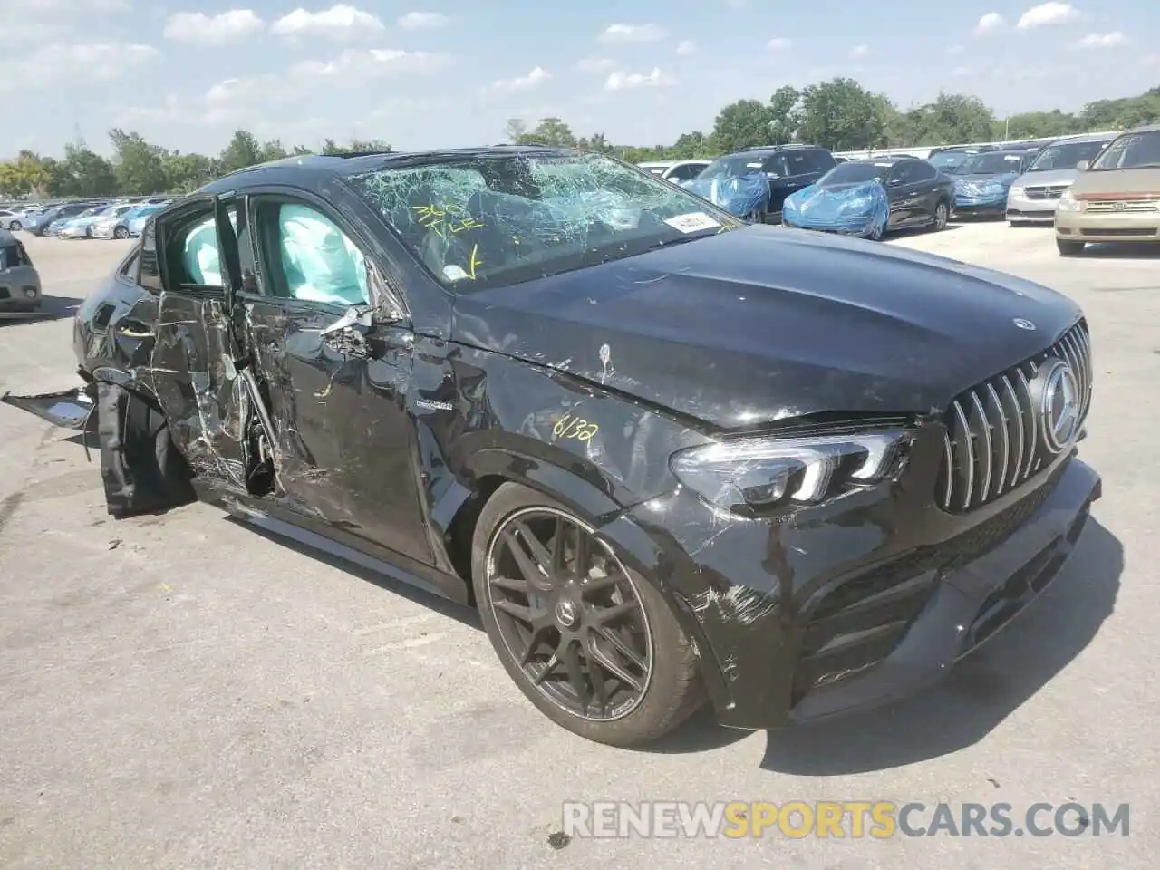 1 Photograph of a damaged car 4JGFD6BB7MA396777 MERCEDES-BENZ GLE-CLASS 2021