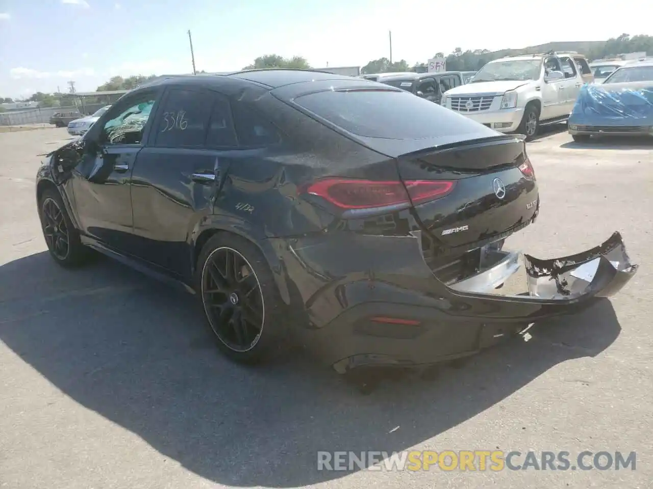 3 Photograph of a damaged car 4JGFD6BB7MA396777 MERCEDES-BENZ GLE-CLASS 2021