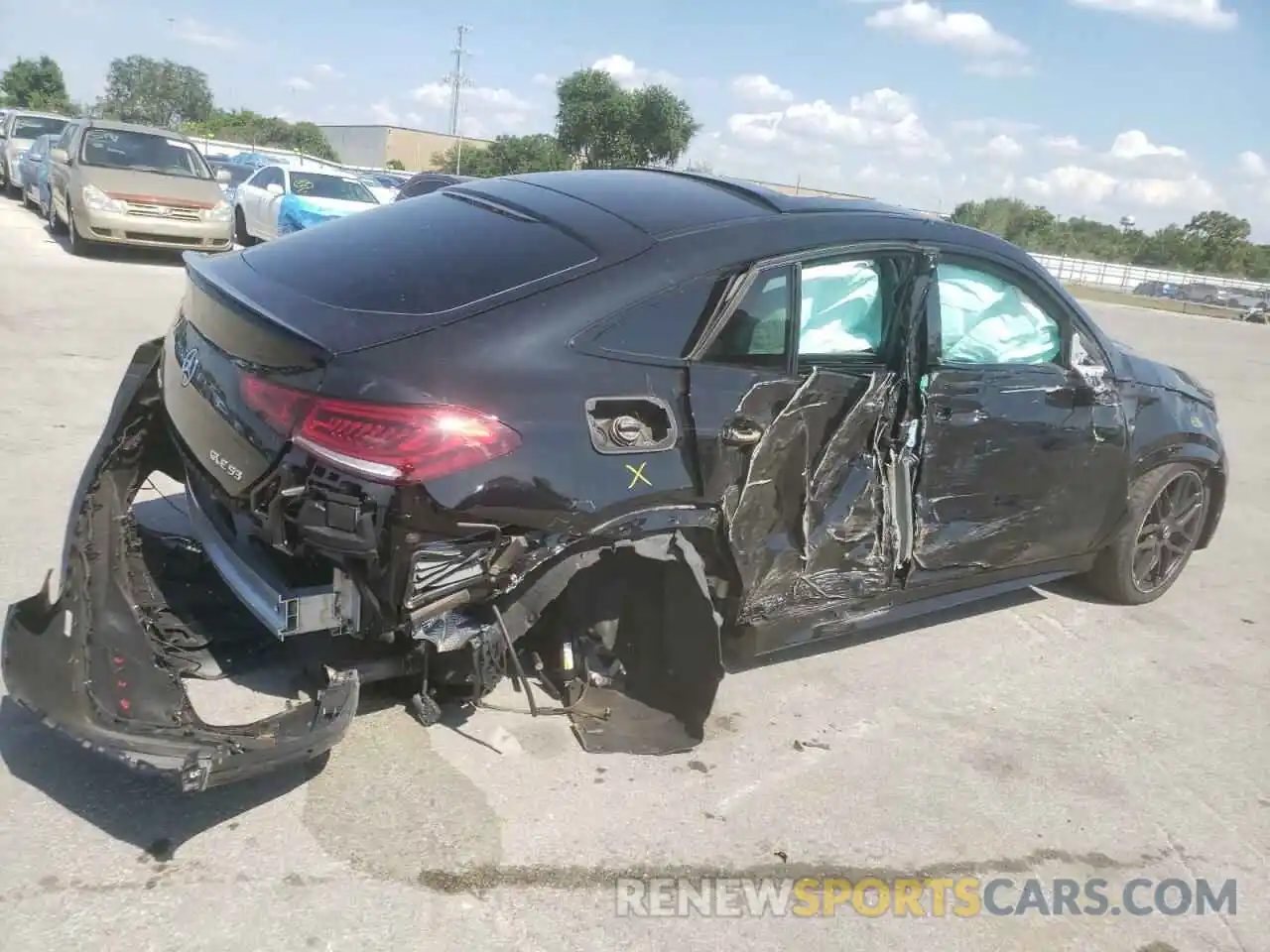 4 Photograph of a damaged car 4JGFD6BB7MA396777 MERCEDES-BENZ GLE-CLASS 2021