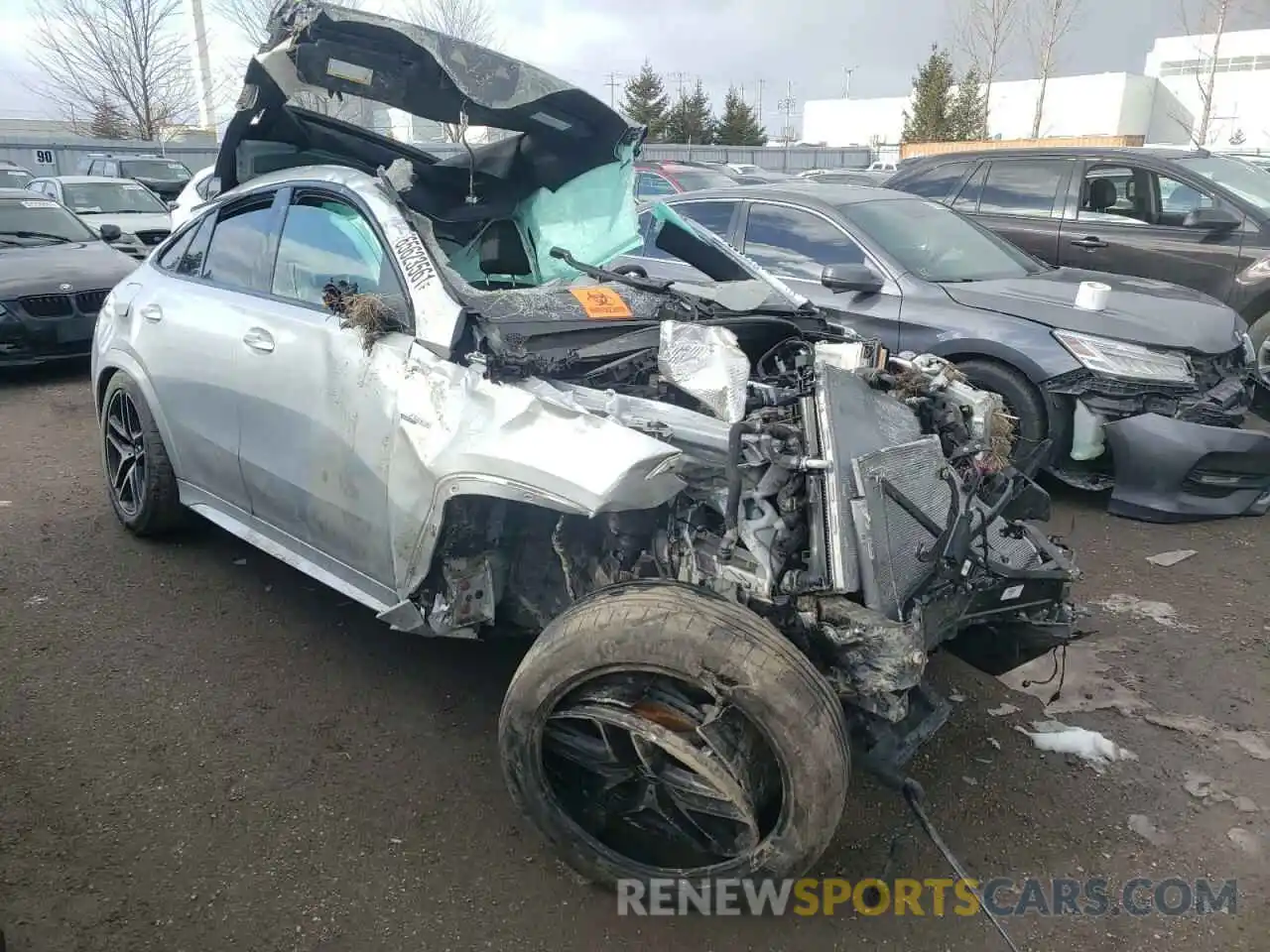 1 Photograph of a damaged car 4JGFD6BB7MA430040 MERCEDES-BENZ GLE-CLASS 2021