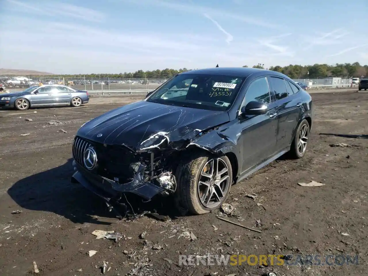 2 Photograph of a damaged car 4JGFD6BB7MA435531 MERCEDES-BENZ GLE-CLASS 2021