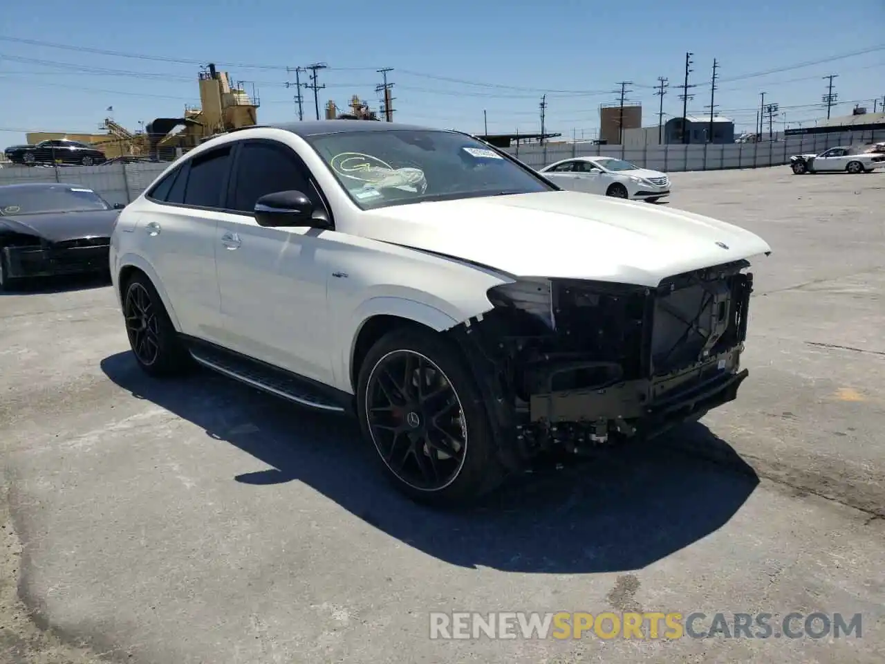 1 Photograph of a damaged car 4JGFD6BB8MA429477 MERCEDES-BENZ GLE-CLASS 2021