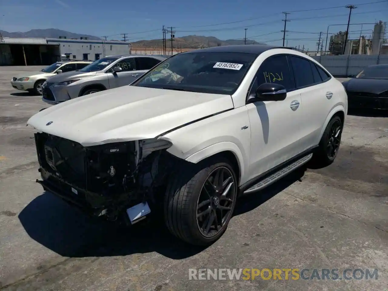 2 Photograph of a damaged car 4JGFD6BB8MA429477 MERCEDES-BENZ GLE-CLASS 2021