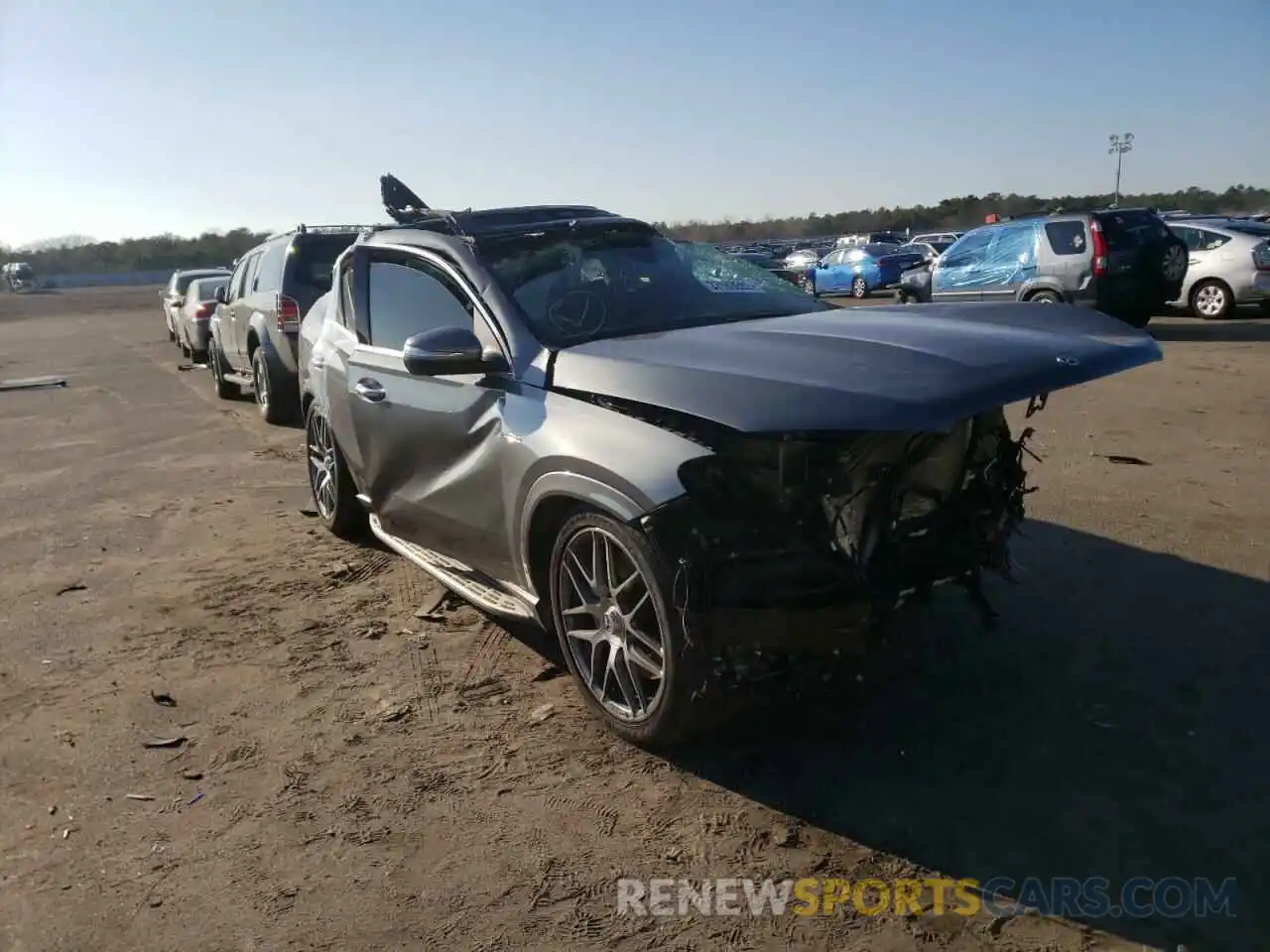 1 Photograph of a damaged car 4JGFD6BB8MA502024 MERCEDES-BENZ GLE-CLASS 2021