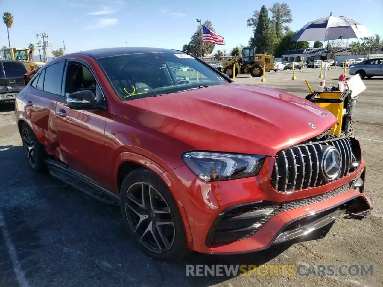 1 Photograph of a damaged car 4JGFD6BB9MA355485 MERCEDES-BENZ GLE-CLASS 2021