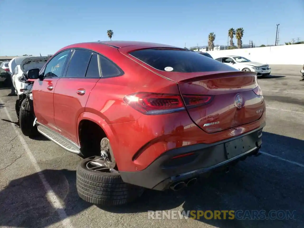 3 Photograph of a damaged car 4JGFD6BB9MA355485 MERCEDES-BENZ GLE-CLASS 2021