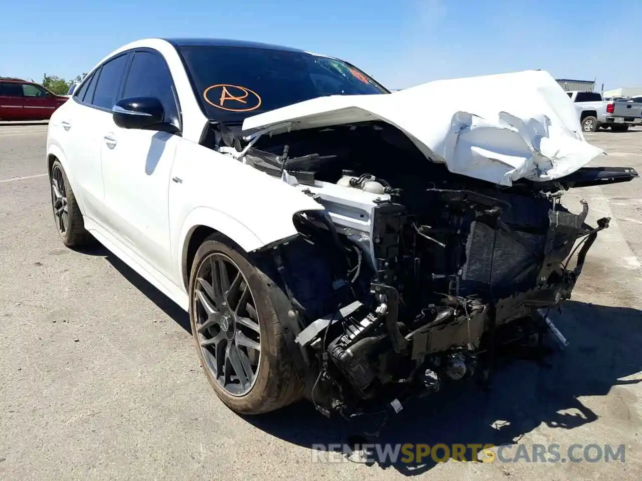 1 Photograph of a damaged car 4JGFD6BB9MA394383 MERCEDES-BENZ GLE-CLASS 2021