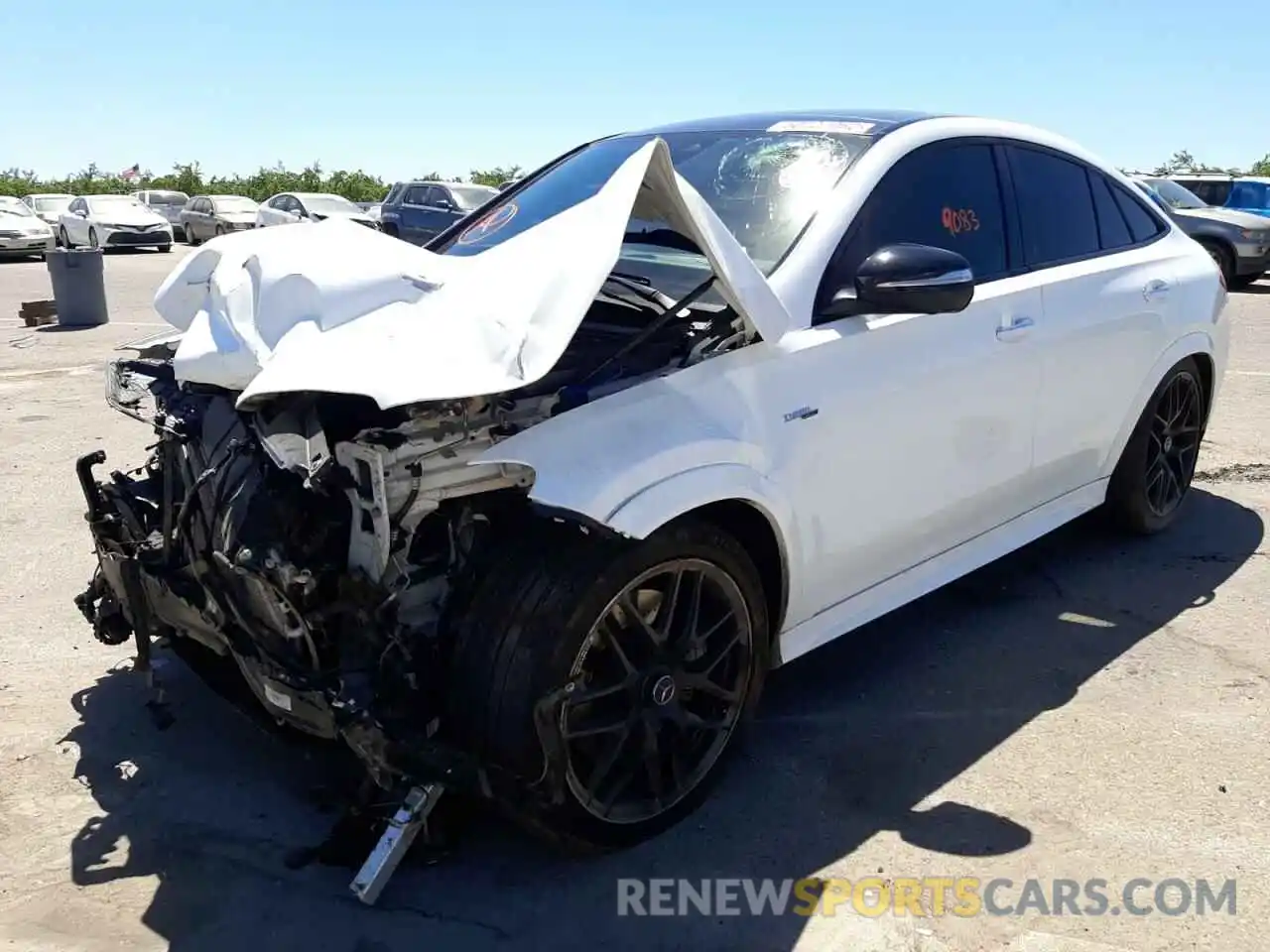 2 Photograph of a damaged car 4JGFD6BB9MA394383 MERCEDES-BENZ GLE-CLASS 2021