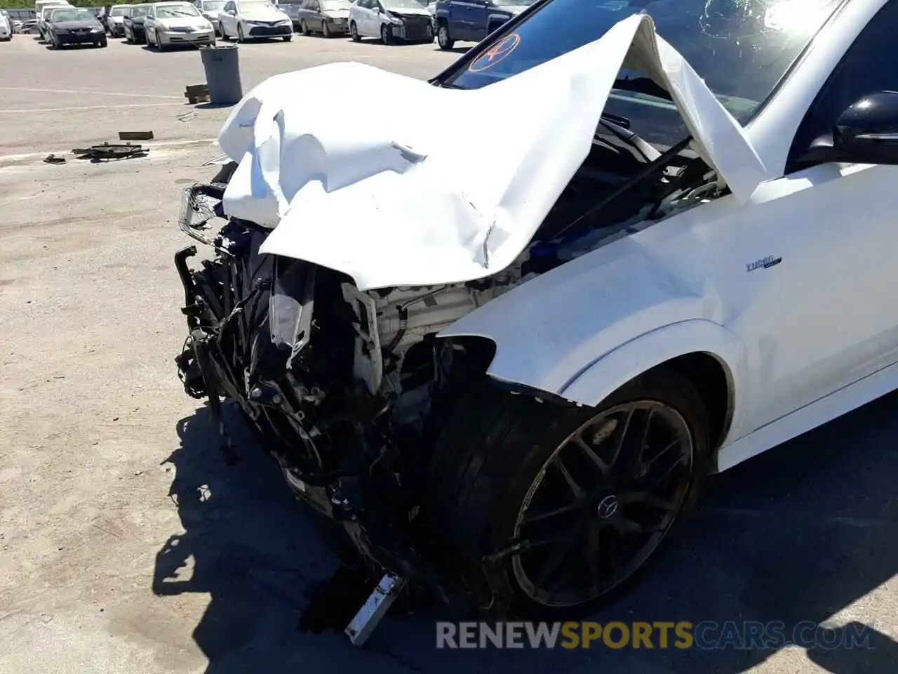 9 Photograph of a damaged car 4JGFD6BB9MA394383 MERCEDES-BENZ GLE-CLASS 2021