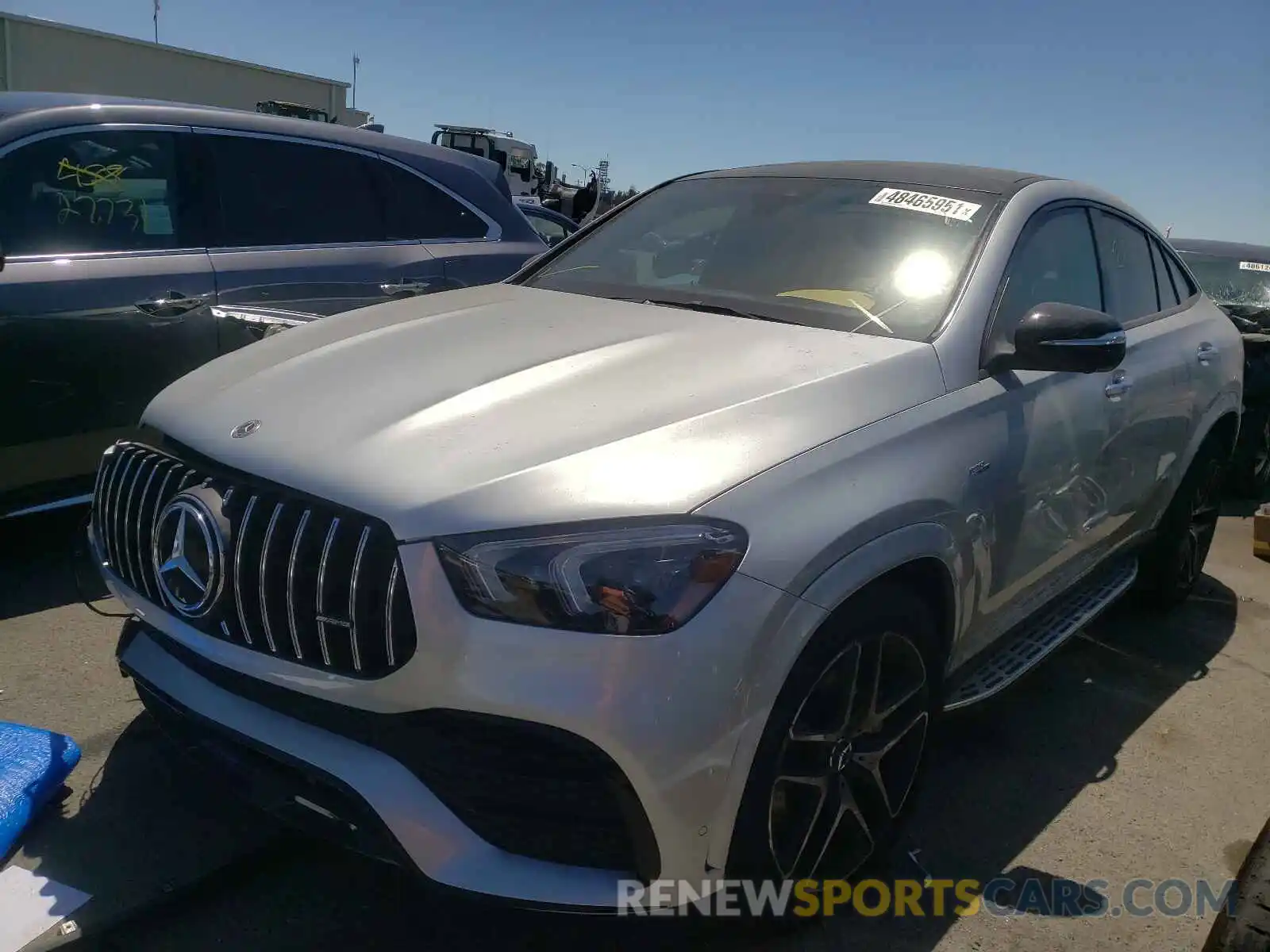 2 Photograph of a damaged car 4JGFD6BB9MA447051 MERCEDES-BENZ GLE-CLASS 2021