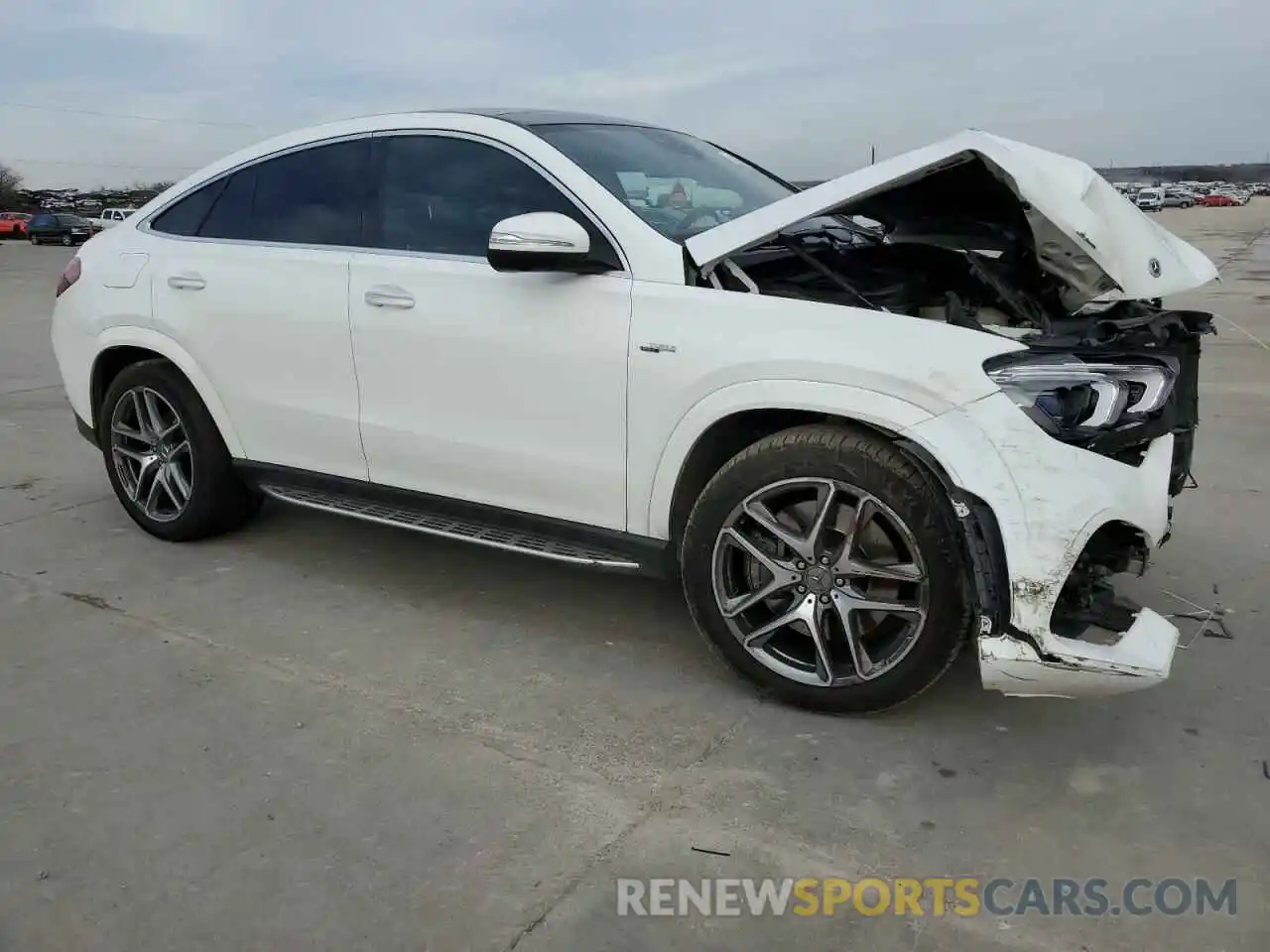 4 Photograph of a damaged car 4JGFD6BBXMA352305 MERCEDES-BENZ GLE-CLASS 2021