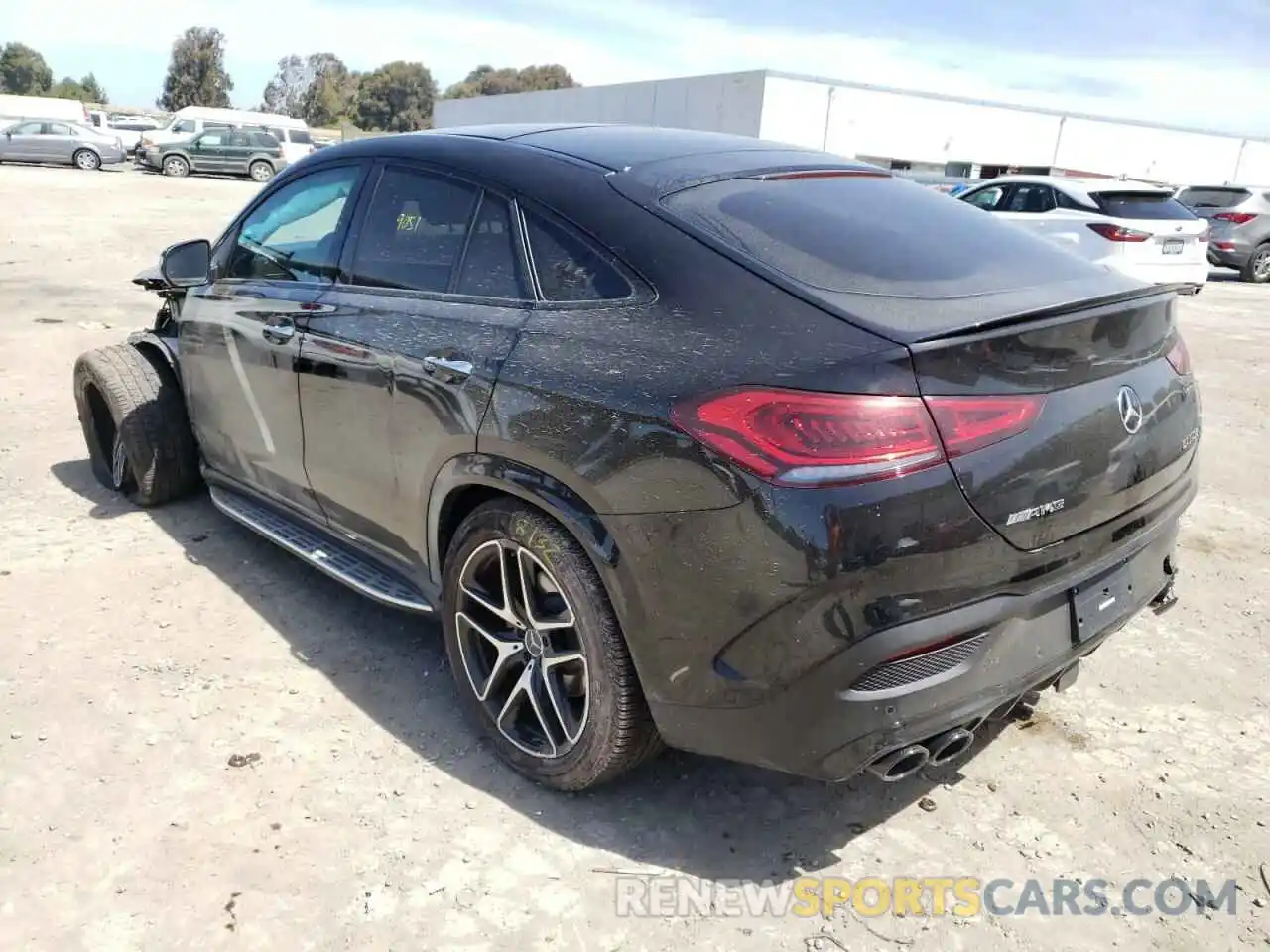 3 Photograph of a damaged car 4JGFD6BBXMA465400 MERCEDES-BENZ GLE-CLASS 2021