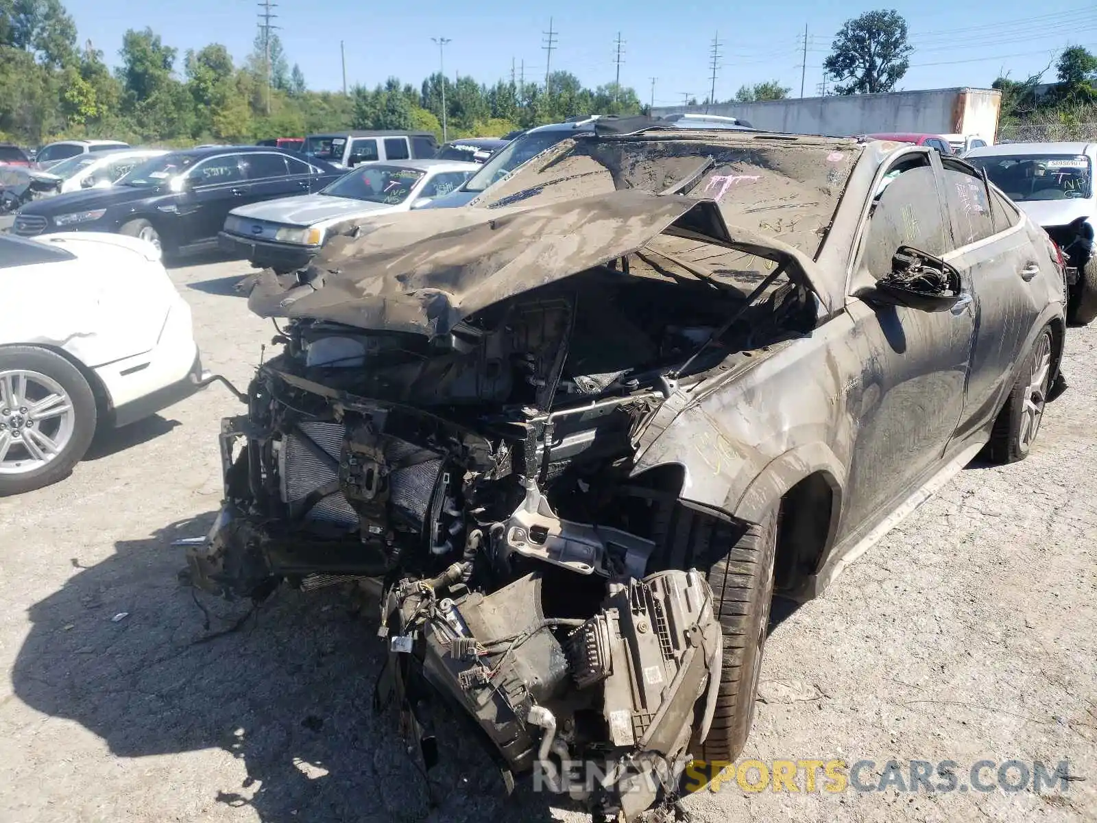 2 Photograph of a damaged car 4JGFD8KB1MA461179 MERCEDES-BENZ GLE-CLASS 2021