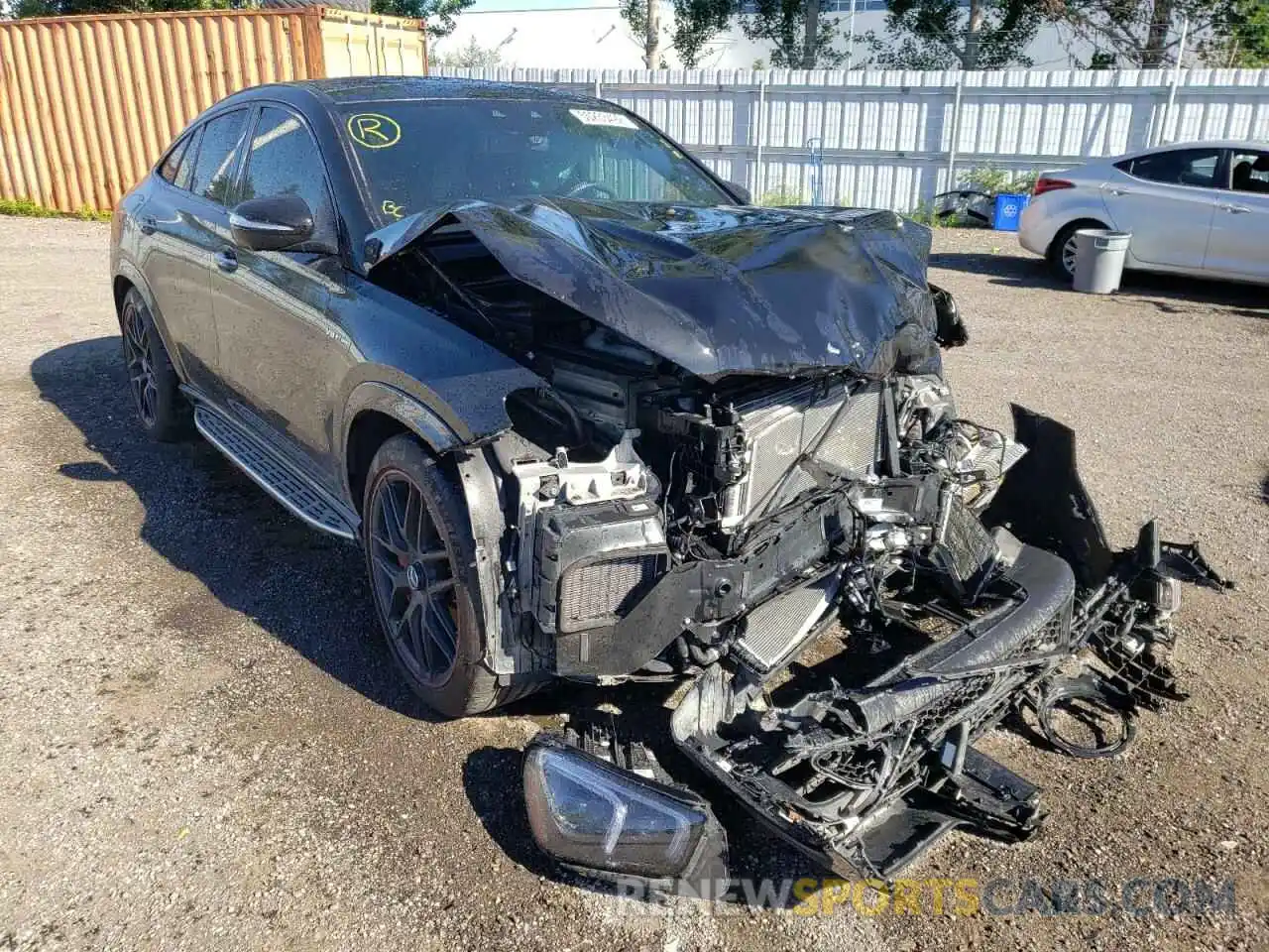 1 Photograph of a damaged car 4JGFD8KB5MA353292 MERCEDES-BENZ GLE-CLASS 2021