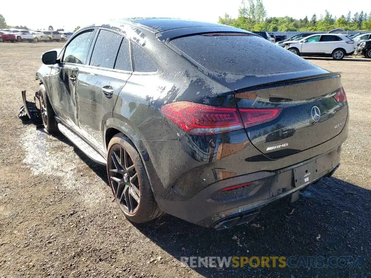 3 Photograph of a damaged car 4JGFD8KB5MA353292 MERCEDES-BENZ GLE-CLASS 2021