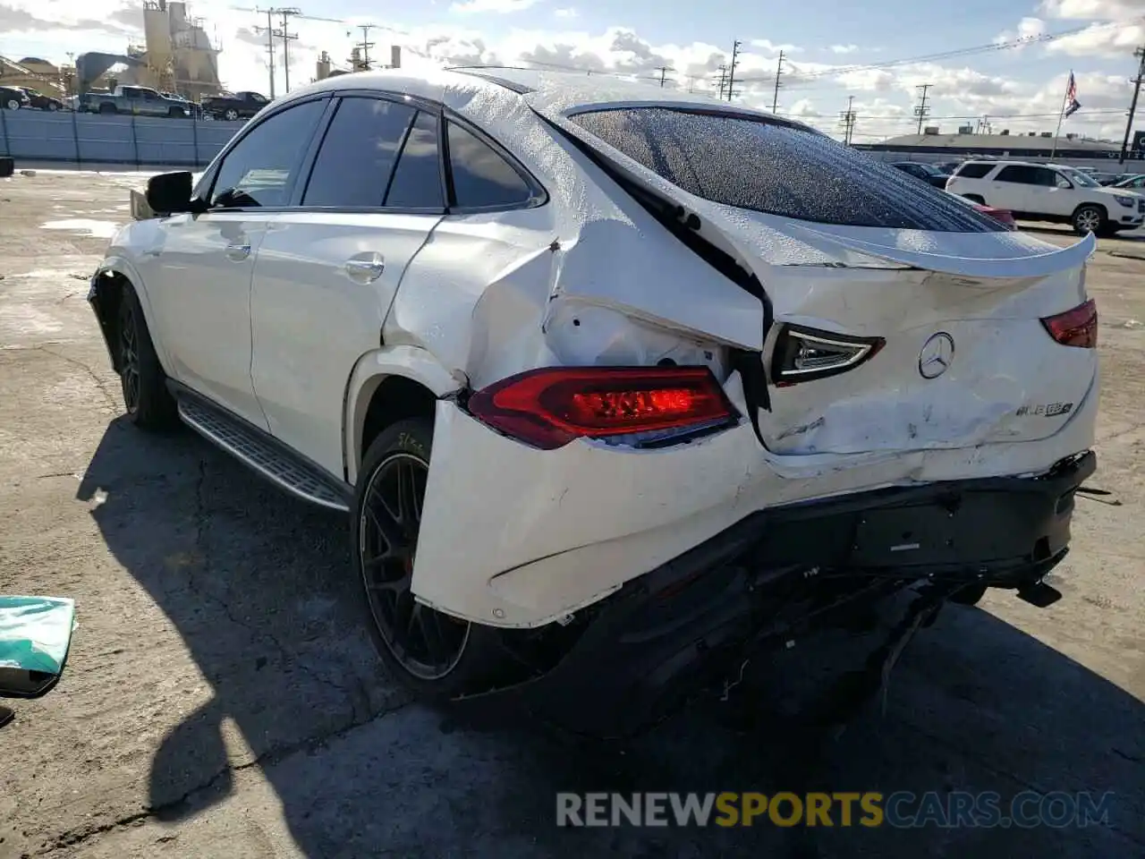 3 Photograph of a damaged car 4JGFD8KB5MA385059 MERCEDES-BENZ GLE-CLASS 2021