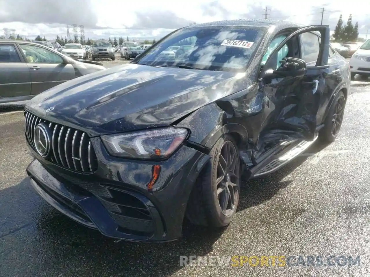 2 Photograph of a damaged car 4JGFD8KB5MA511291 MERCEDES-BENZ GLE-CLASS 2021