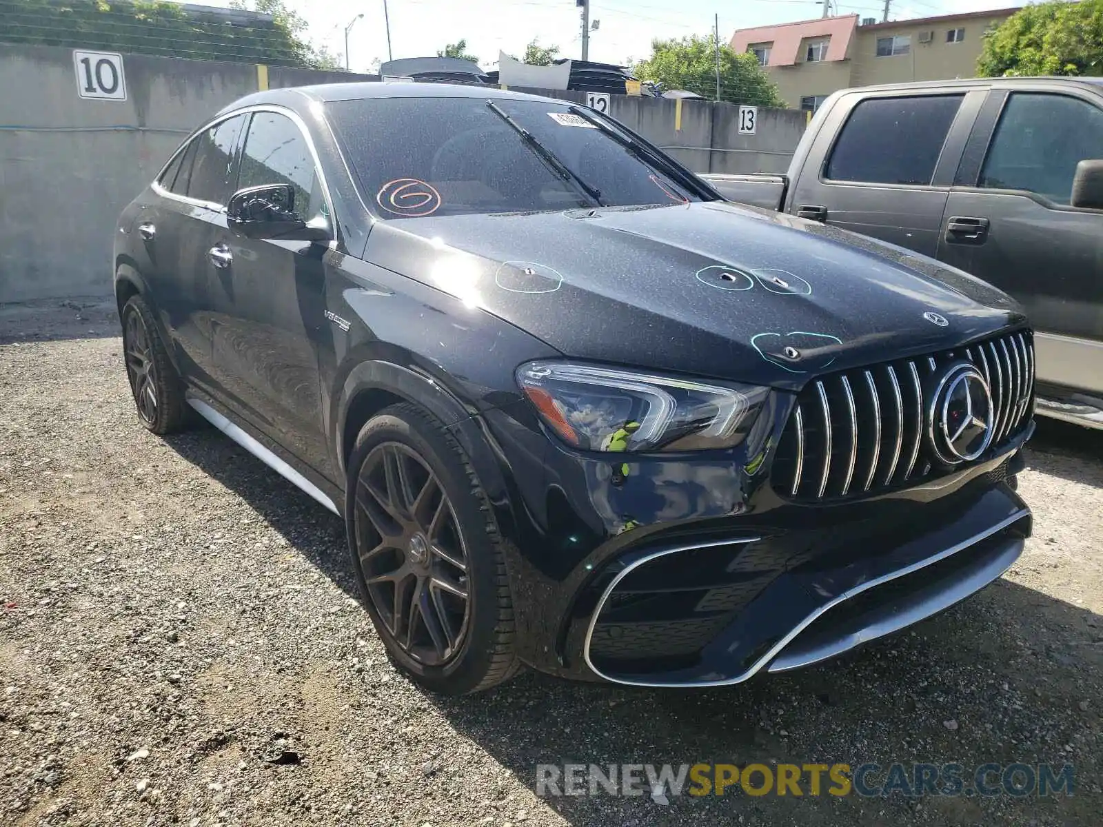 1 Photograph of a damaged car 4JGFD8KBXMA385218 MERCEDES-BENZ GLE-CLASS 2021