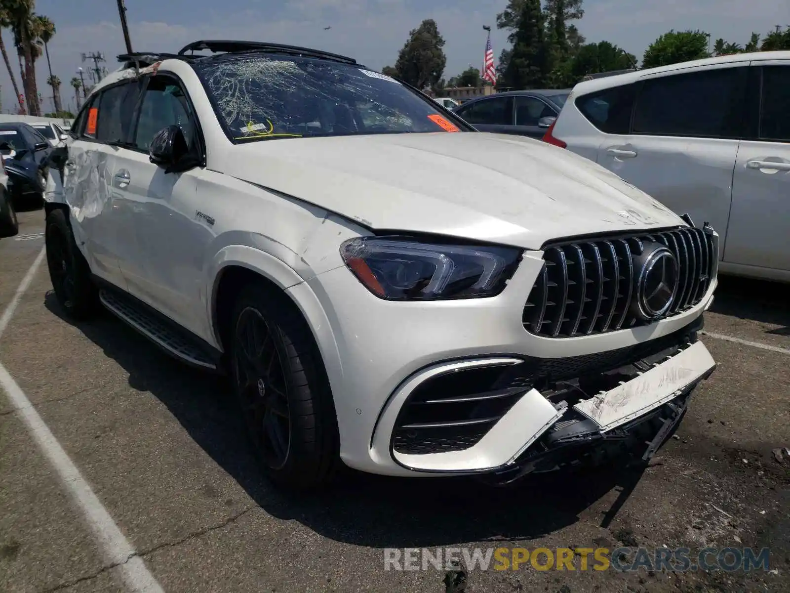 1 Photograph of a damaged car 4JGFD8KBXMA399409 MERCEDES-BENZ GLE-CLASS 2021