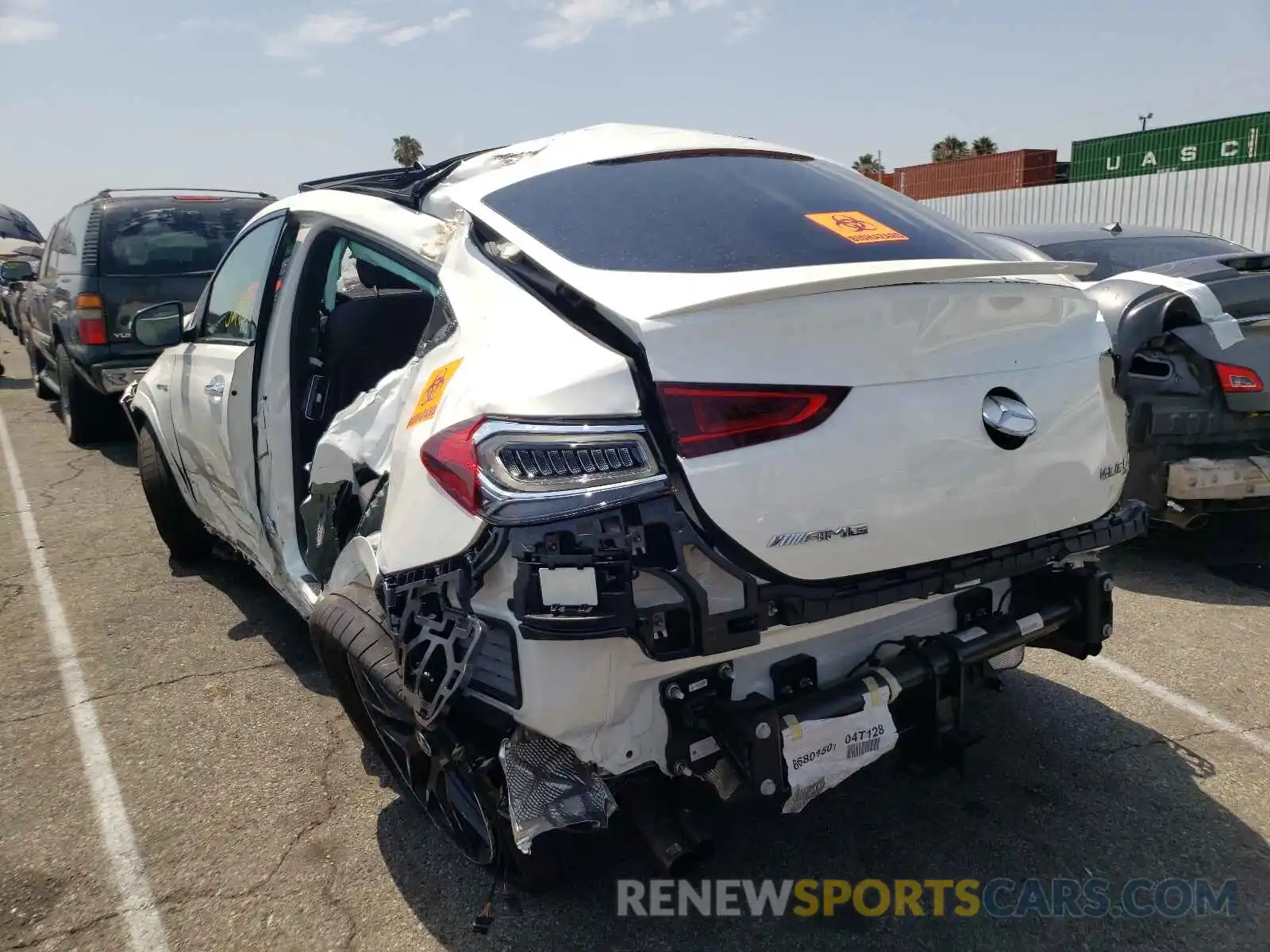 3 Photograph of a damaged car 4JGFD8KBXMA399409 MERCEDES-BENZ GLE-CLASS 2021