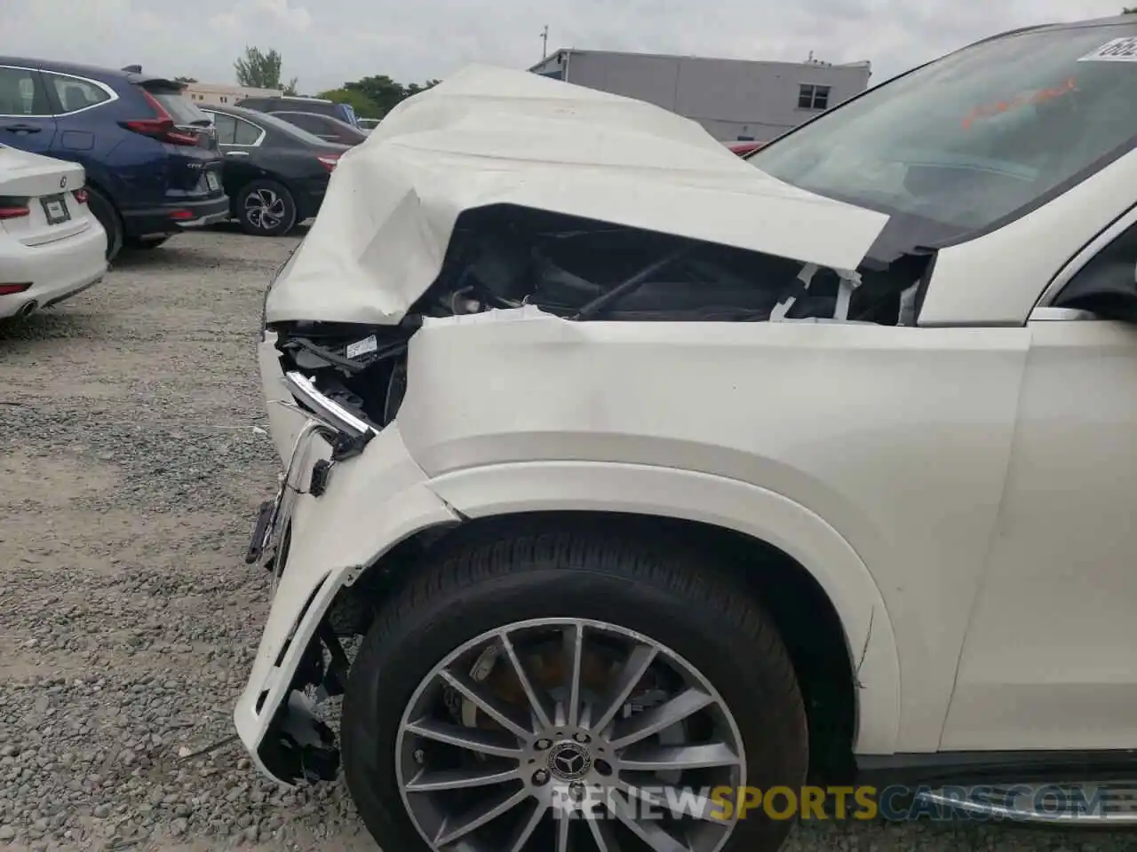 9 Photograph of a damaged car 4JGFB4JB0NA580908 MERCEDES-BENZ GLE-CLASS 2022