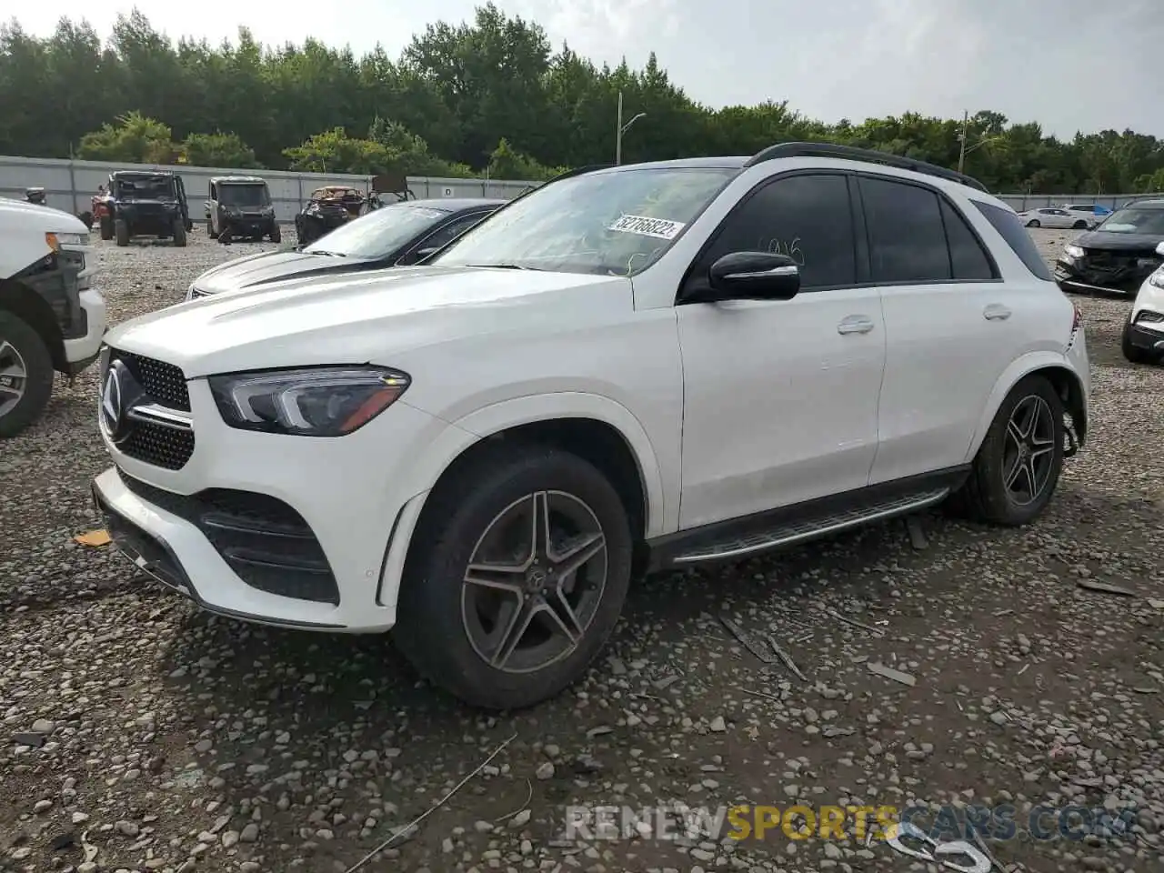 2 Photograph of a damaged car 4JGFB4JB4NA627616 MERCEDES-BENZ GLE-CLASS 2022